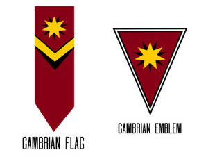 Cambrian Flag and Emblem