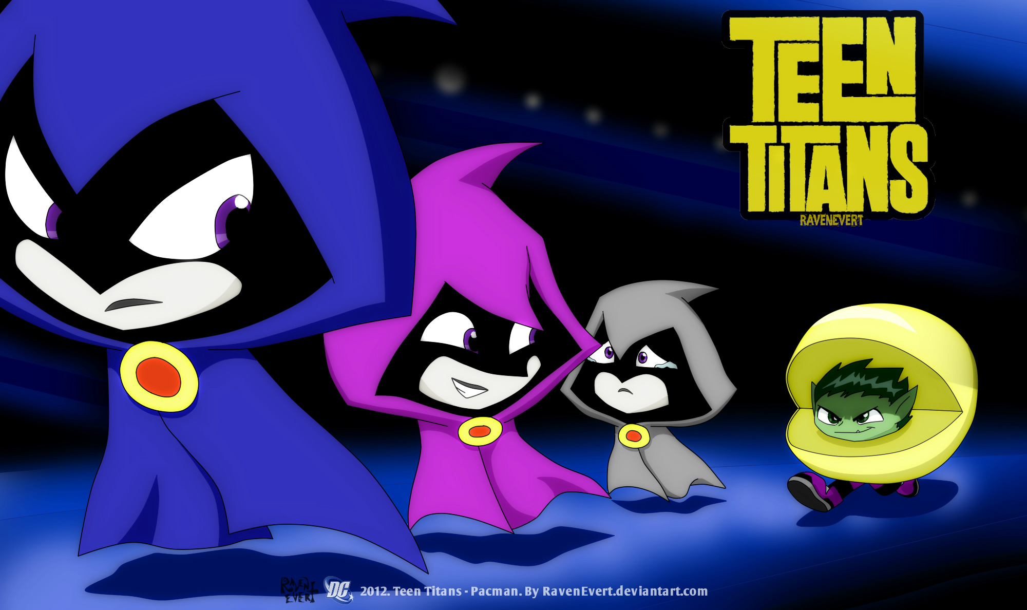 Teen Titans - Pacman Version