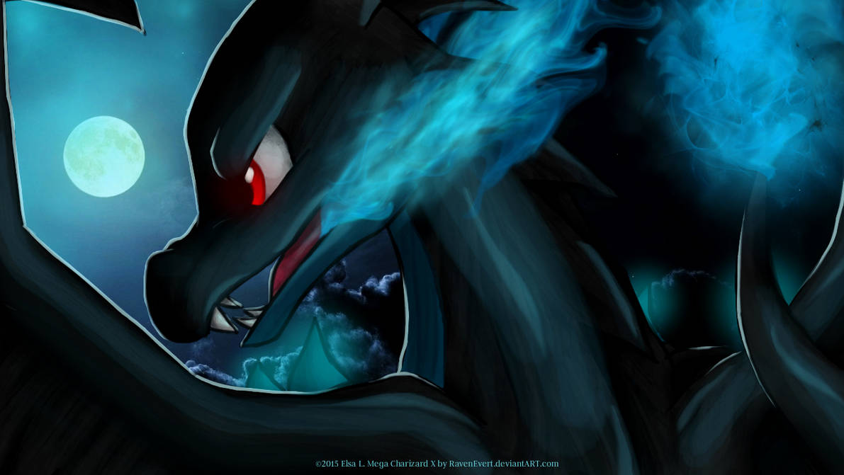 Mega Charizard X by RavenEvert on DeviantArt