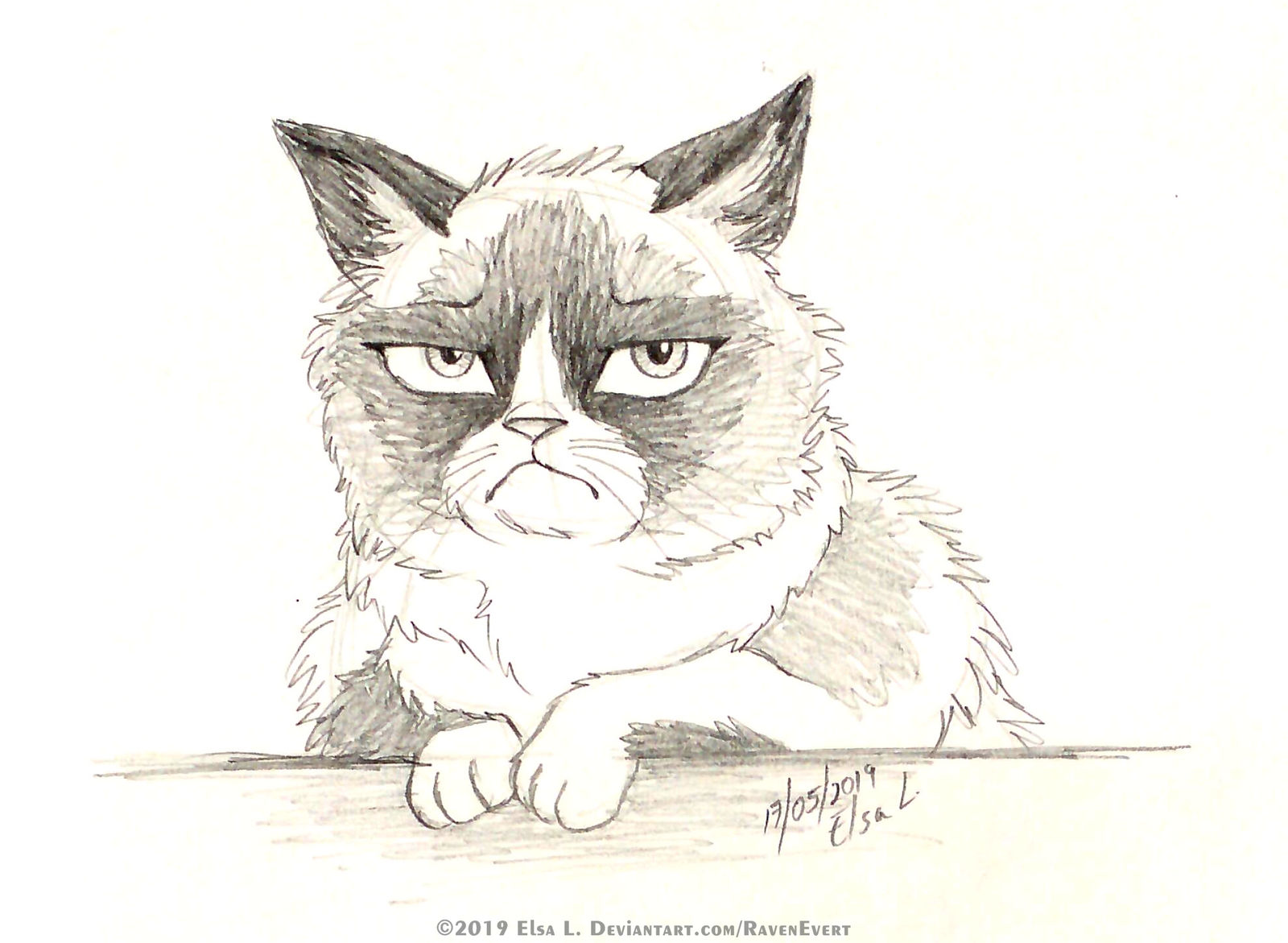 Grumpy Cat Rip Deviantart Grumpy Cat by RavenEvert on DeviantArt