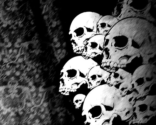 Dark Skulls Wallpaper By Decaprecap On Deviantart