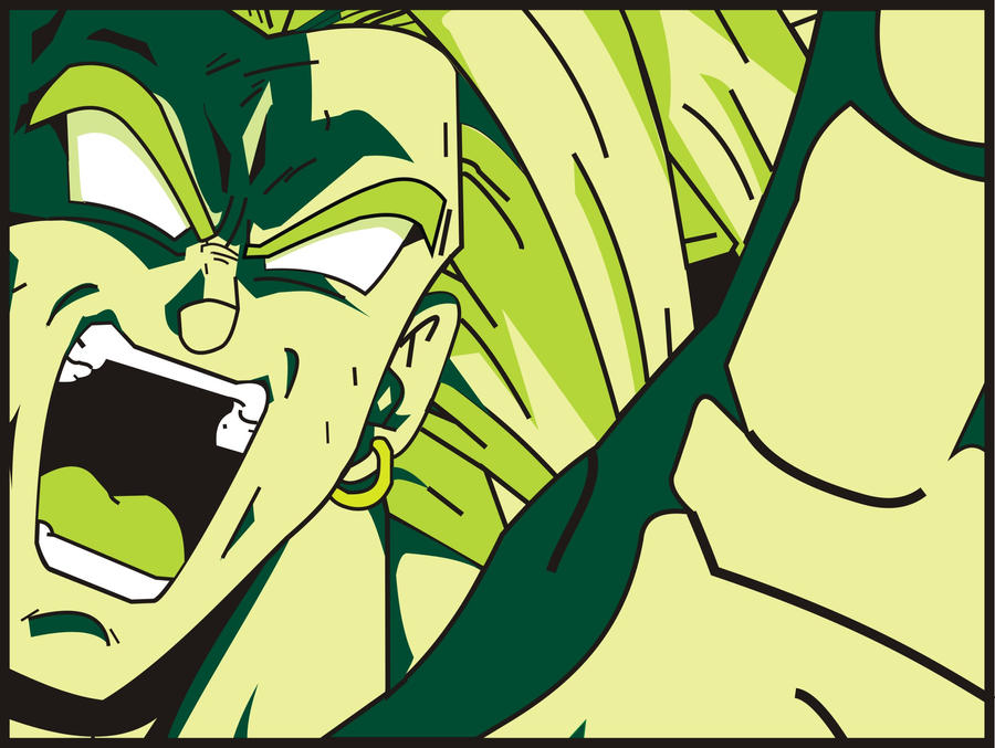 Broly vector by luisfase2 on DeviantArt
