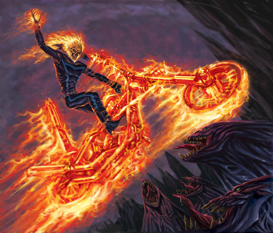 Ghost Rider Drawing by sevreed on DeviantArt