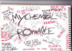 My Chemical Romance word art