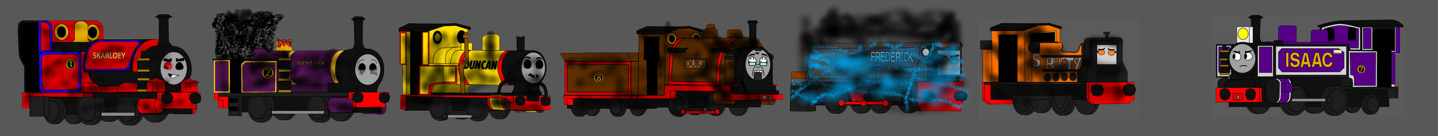 Triple Trouble but it's Skarloey Railway Engines. by Safiyy on DeviantArt