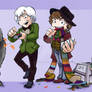 The Eleven Doctors As Chibi