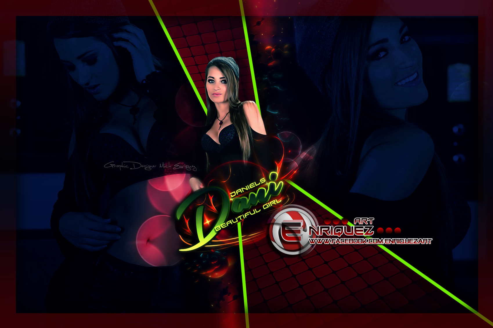 Dani Daniels | Wallpaper by EnriquezArt on DeviantArt Dani Daniels | Wallpaper by EnriquezArt on DeviantArt