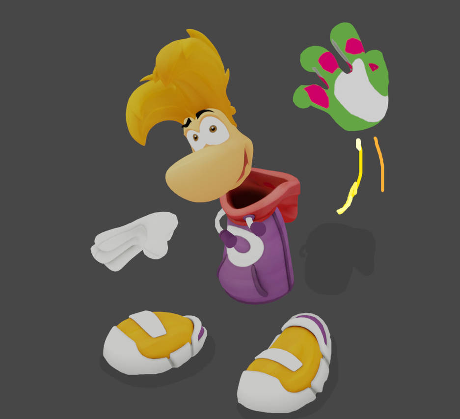 Rayman Render 1 by rileygaming122 on DeviantArt