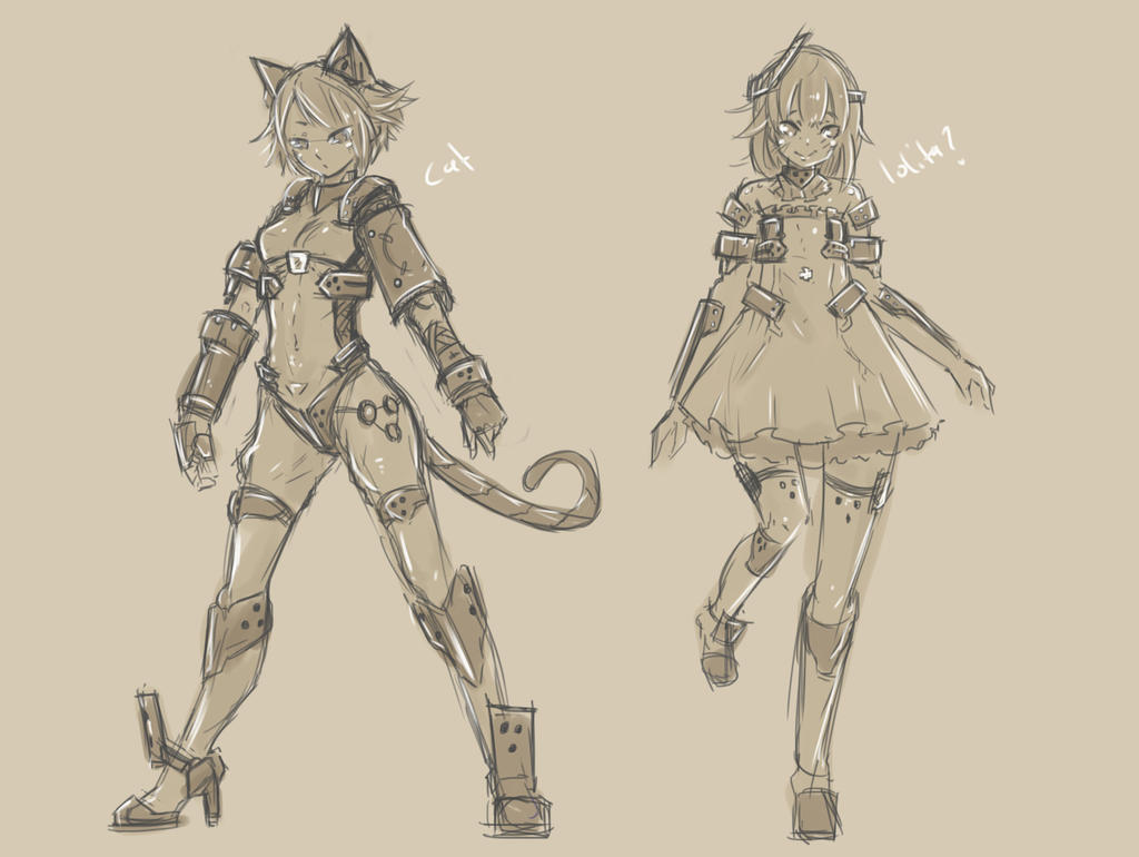 Reploid idea sketch #2 by kinmonon on DeviantArt