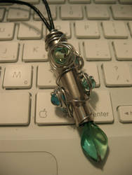 Wire Wrapped 308 Bullet Shell Pendant