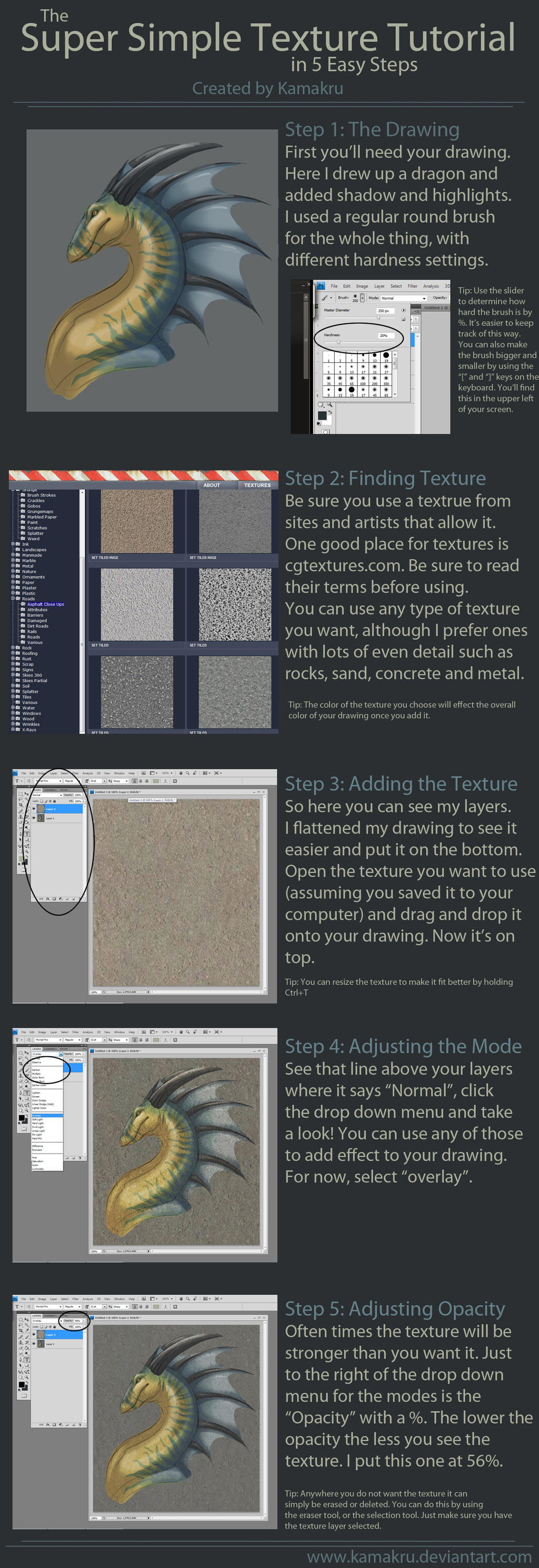 Super Simple Texture Tutorial by Kamakru on DeviantArt