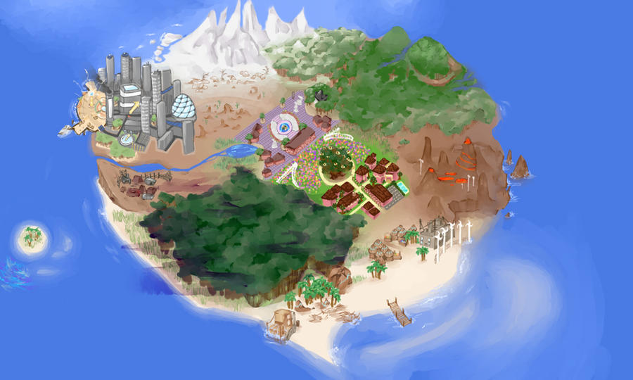 Dreamcopre Map Dreamscape by DemandinCompensation on DeviantArt