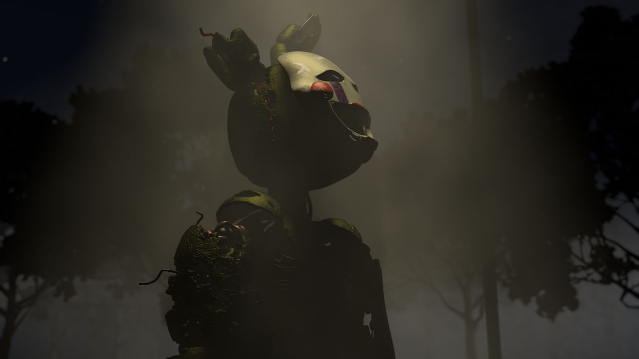 Springtrap With Puppet mask by Federicoca on DeviantArt