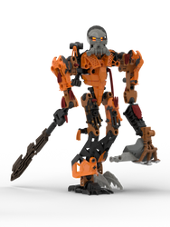 Toa of rust, wire, and flesh