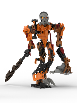 Toa of rust, wire, and flesh