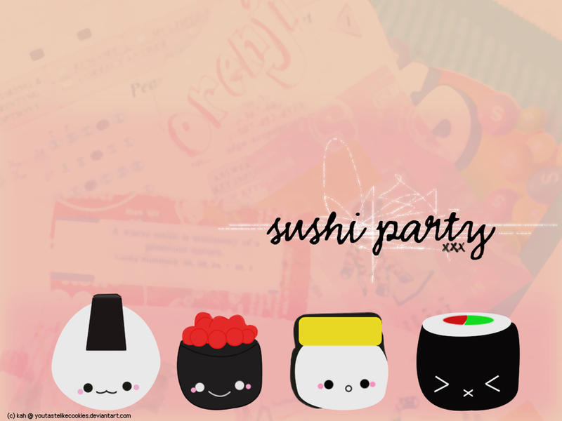 Sushi Party - Wallpaper