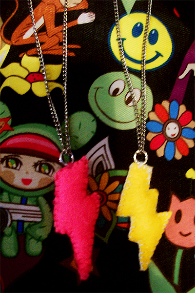 Thunder Plush Necklaces