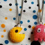 Pacman Necklaces