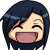 Happy Chibi Yuisu emoticon by Natron77