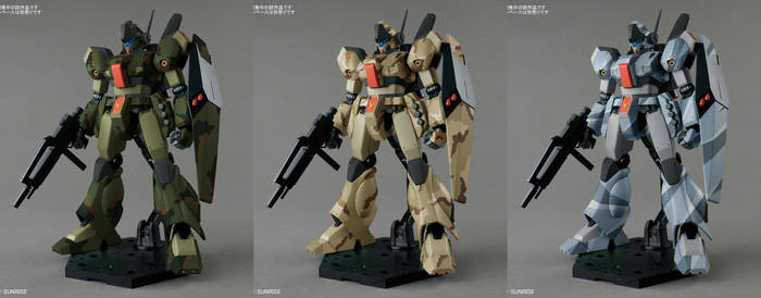 (Gundam) MG 1/100 Jegan Camouflage mock-up