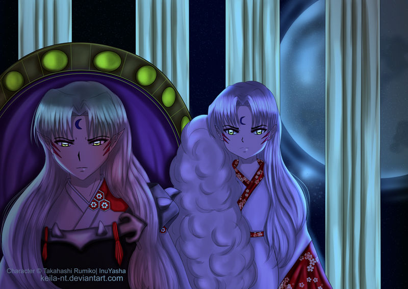 Lord Sesshomaru and Son Speedpaint by Keila-Nt