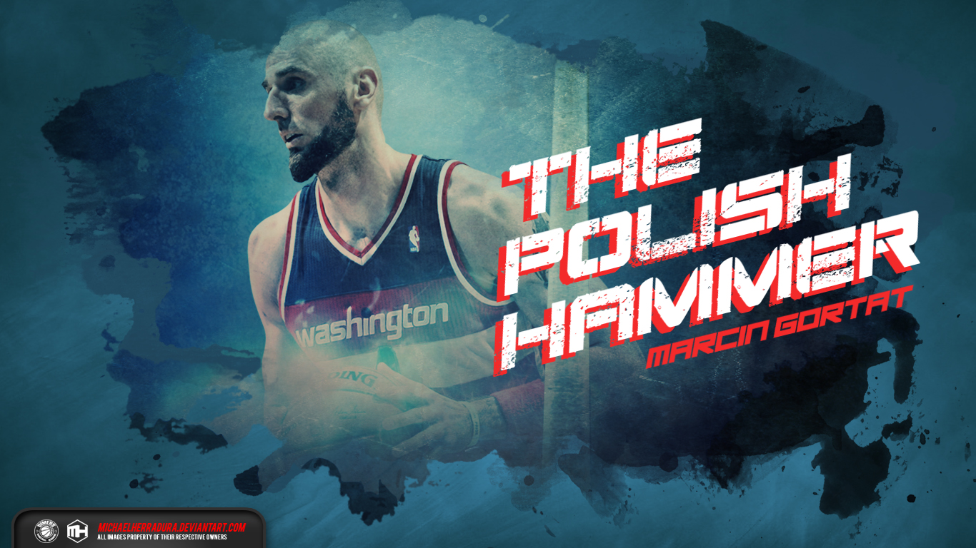 The Polish Hammer Marcin Gortat Washington Basketball T Shirt