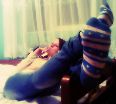 Love my socks. xD