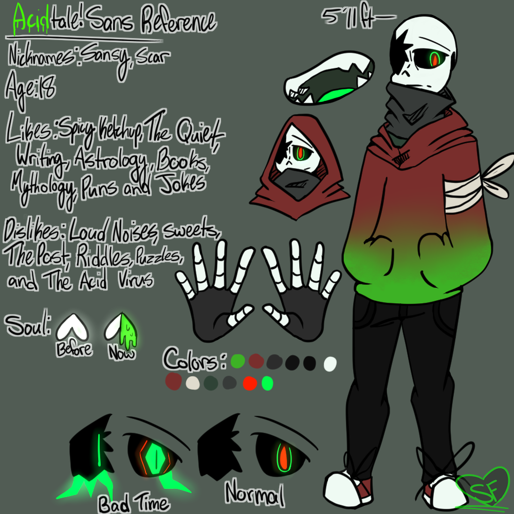 Reaper Sans (Grim) Ref by SylvellaArt on DeviantArt