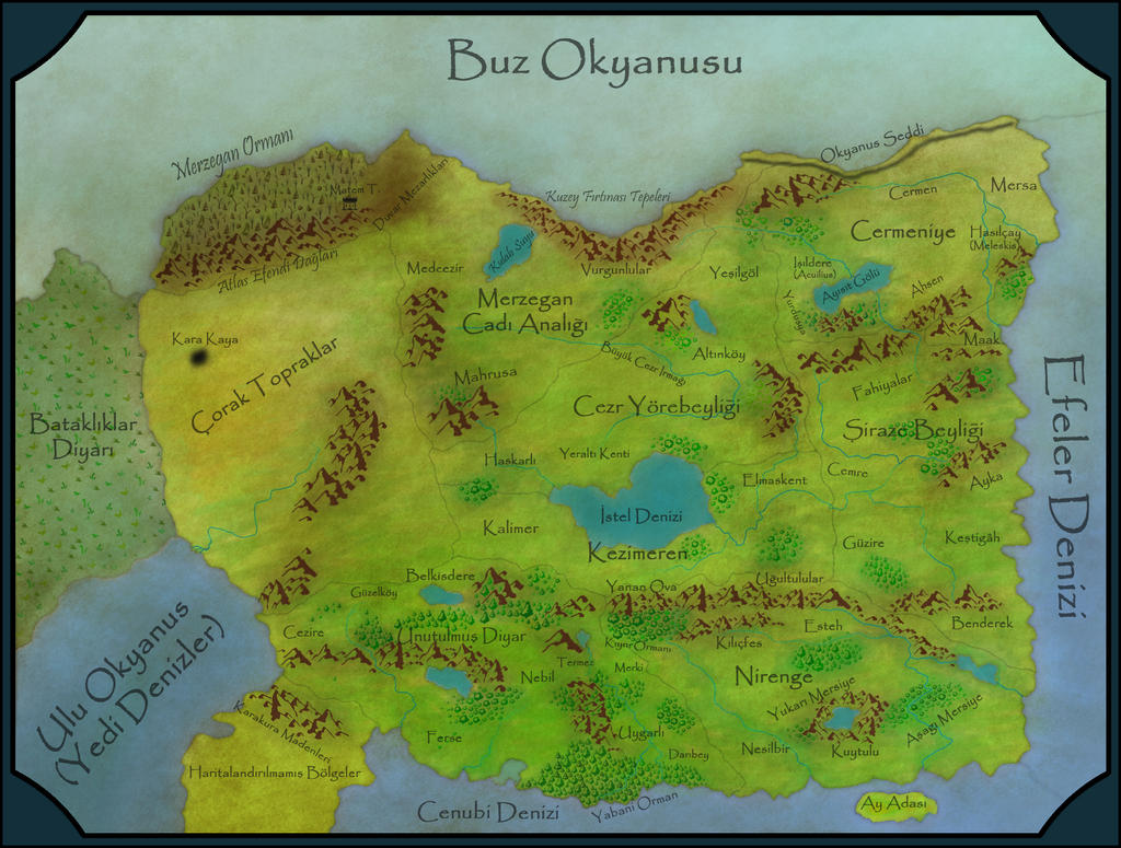 The Map of Anatolya