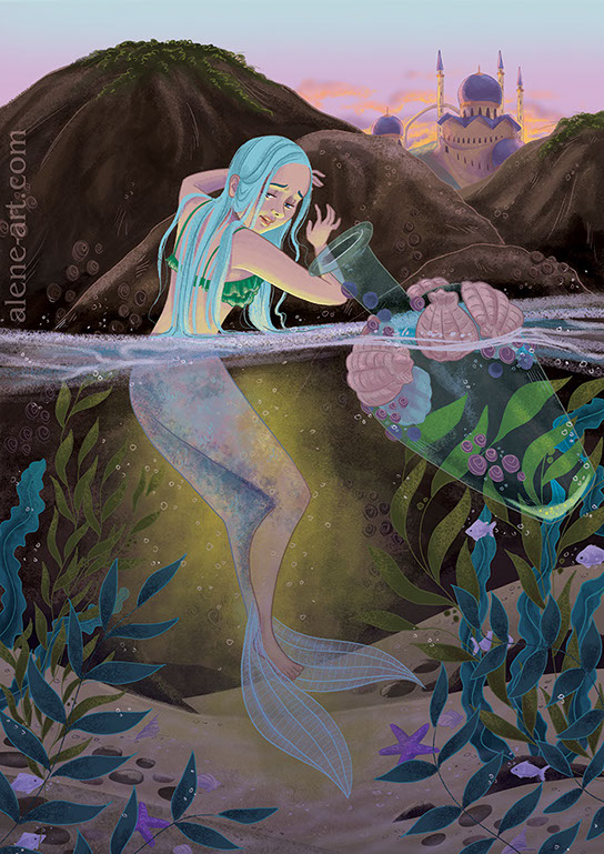 The Little Mermaid's Transformation by Alene