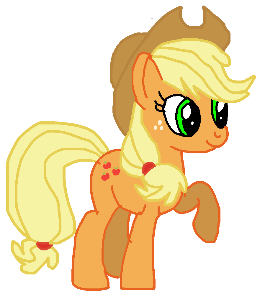 Applejack Front My Little Pony: Applejack by Babyshowfan2002 on DeviantArt