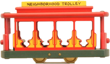 Mister Rogers Neighborhood Motorized Trolley Toy P by Babyshowfan2002 ...
