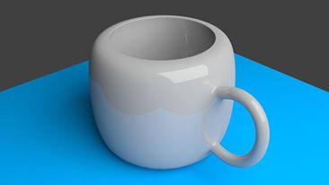 A mug on Blender