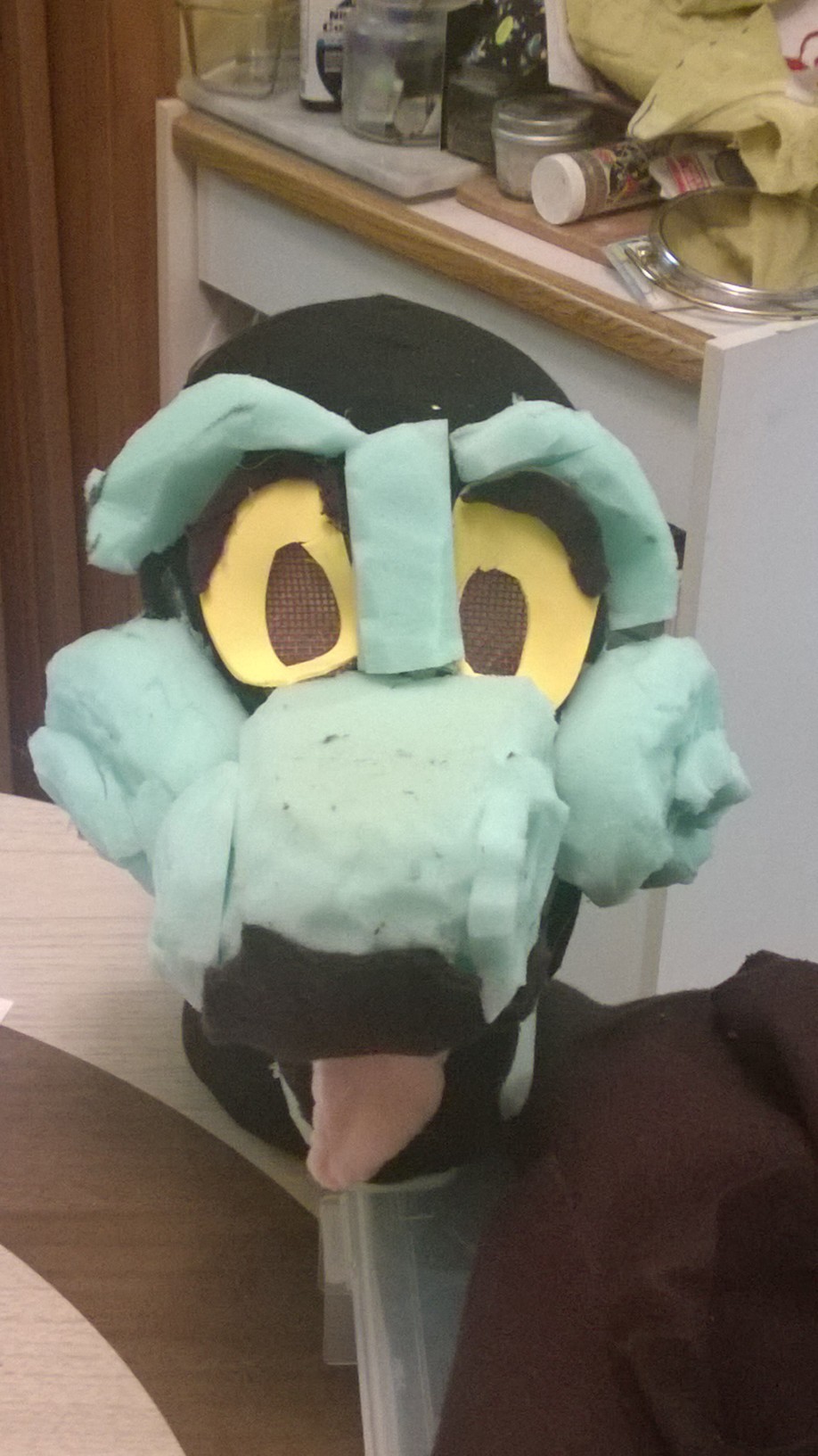 Jersey Mike Fursuit Progress 2!