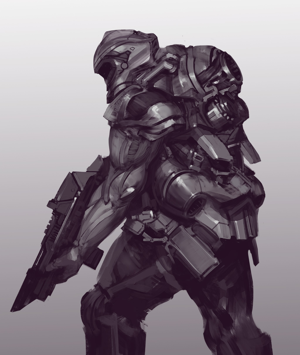 Sci-fi Soldier Sketch