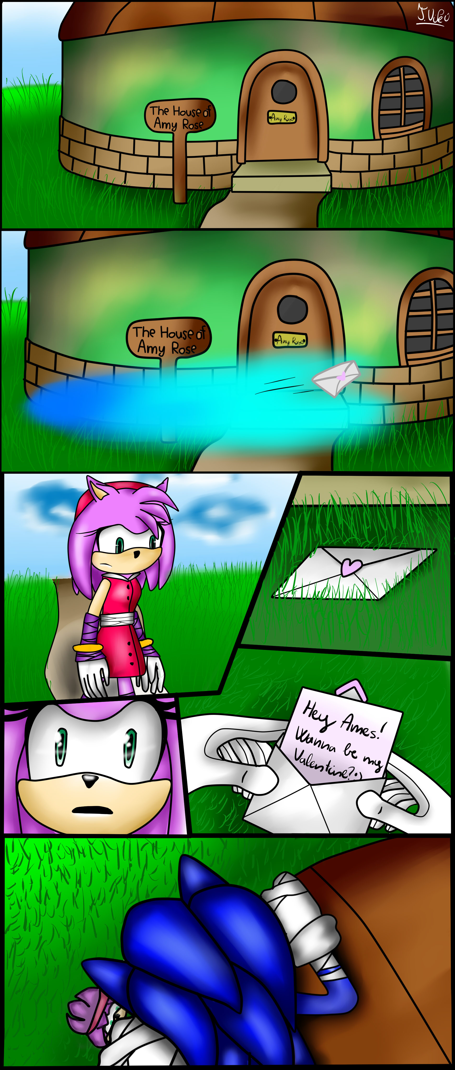 Sonamy short comic: Valentine's Day