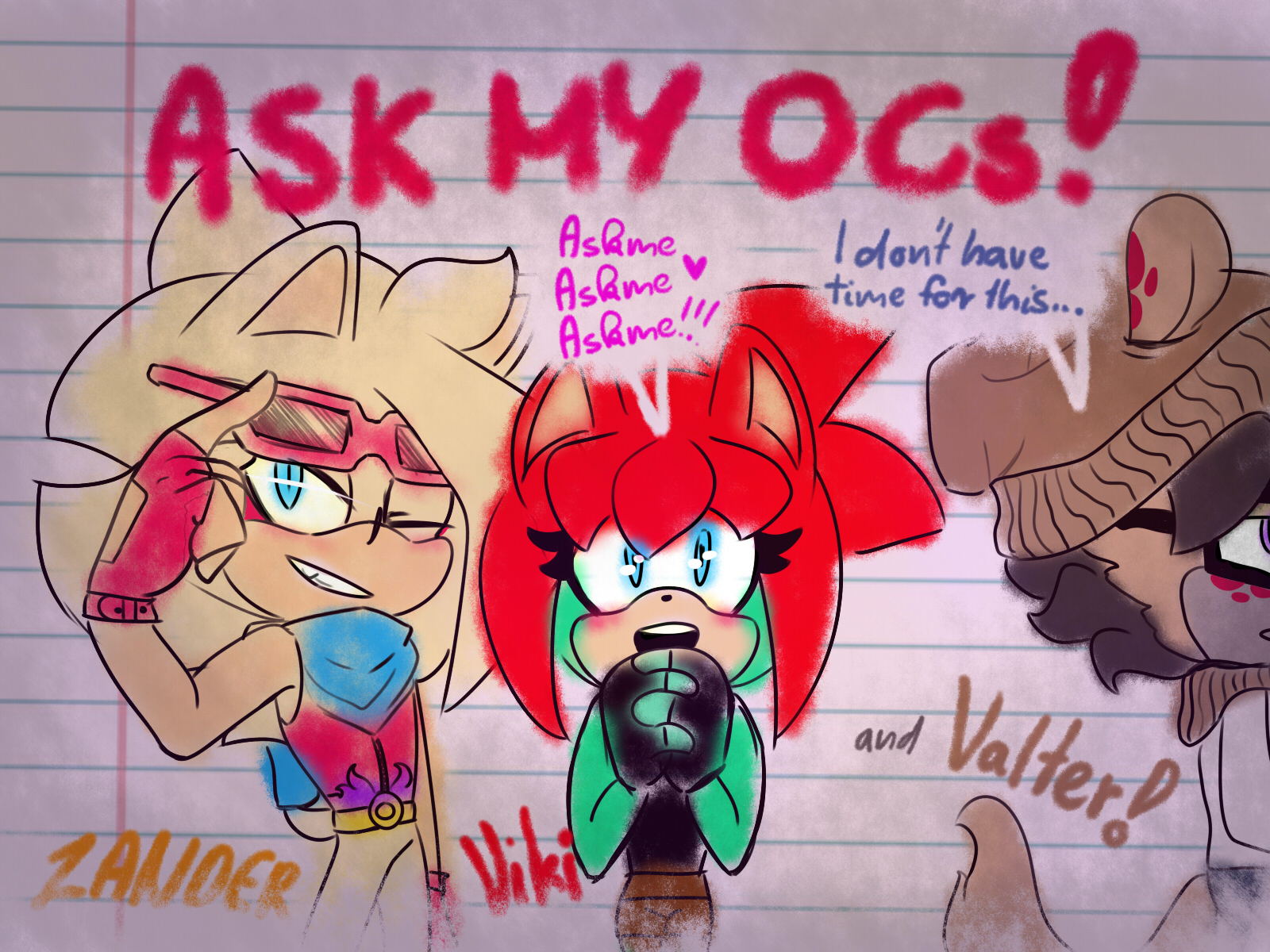 Ask my OCs!