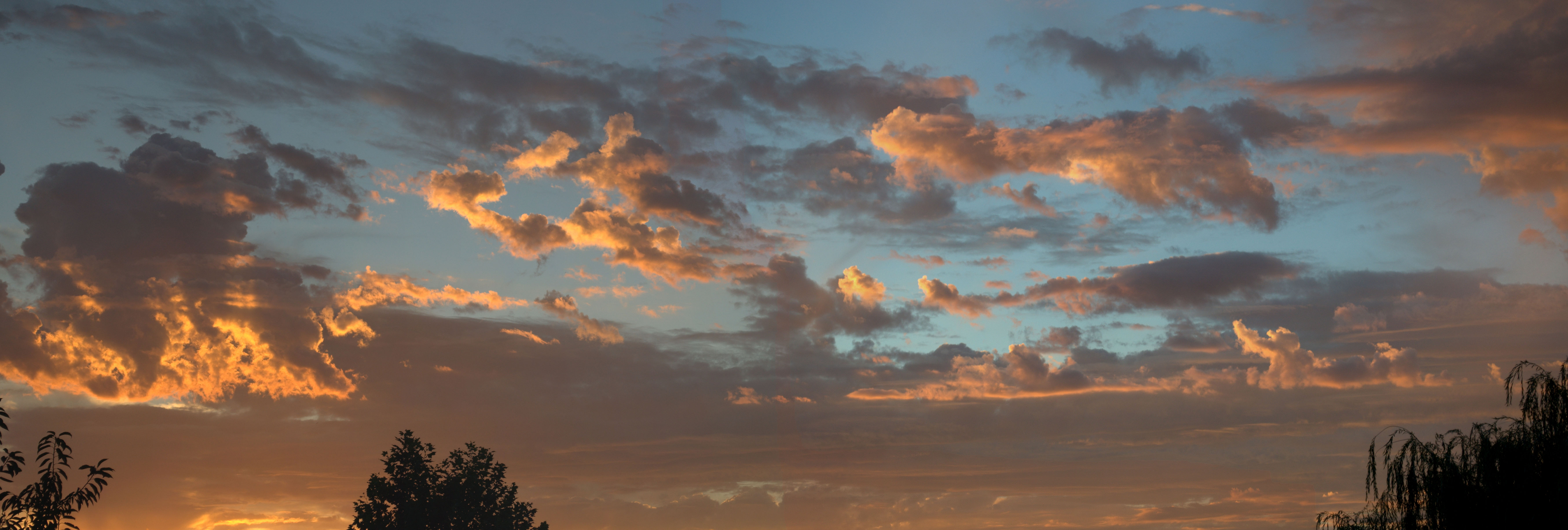 Idaho sunset panorama