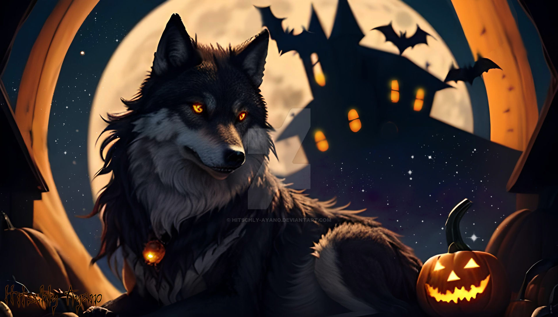 Wolves Pumpkins Wolf 'Pumpkin' by Hitschly-Ayano on DeviantArt