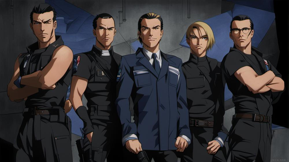 Gundam SEED Destiny Atlantic Federation uniforms