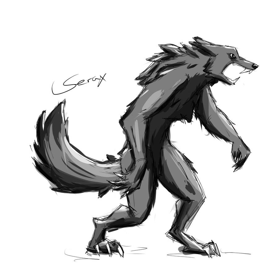Werewolf by SeraxShadowfiend on DeviantArt