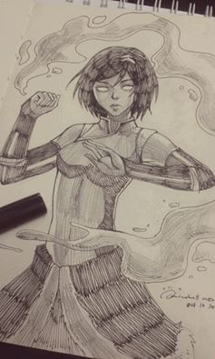 Inktober Day 10 Korra