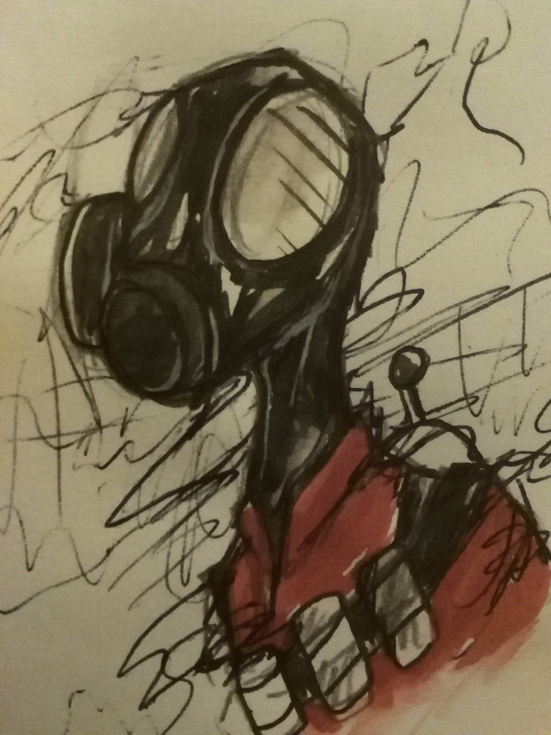 Pyro Pointing pyro sketch by rustyblu on DeviantArt