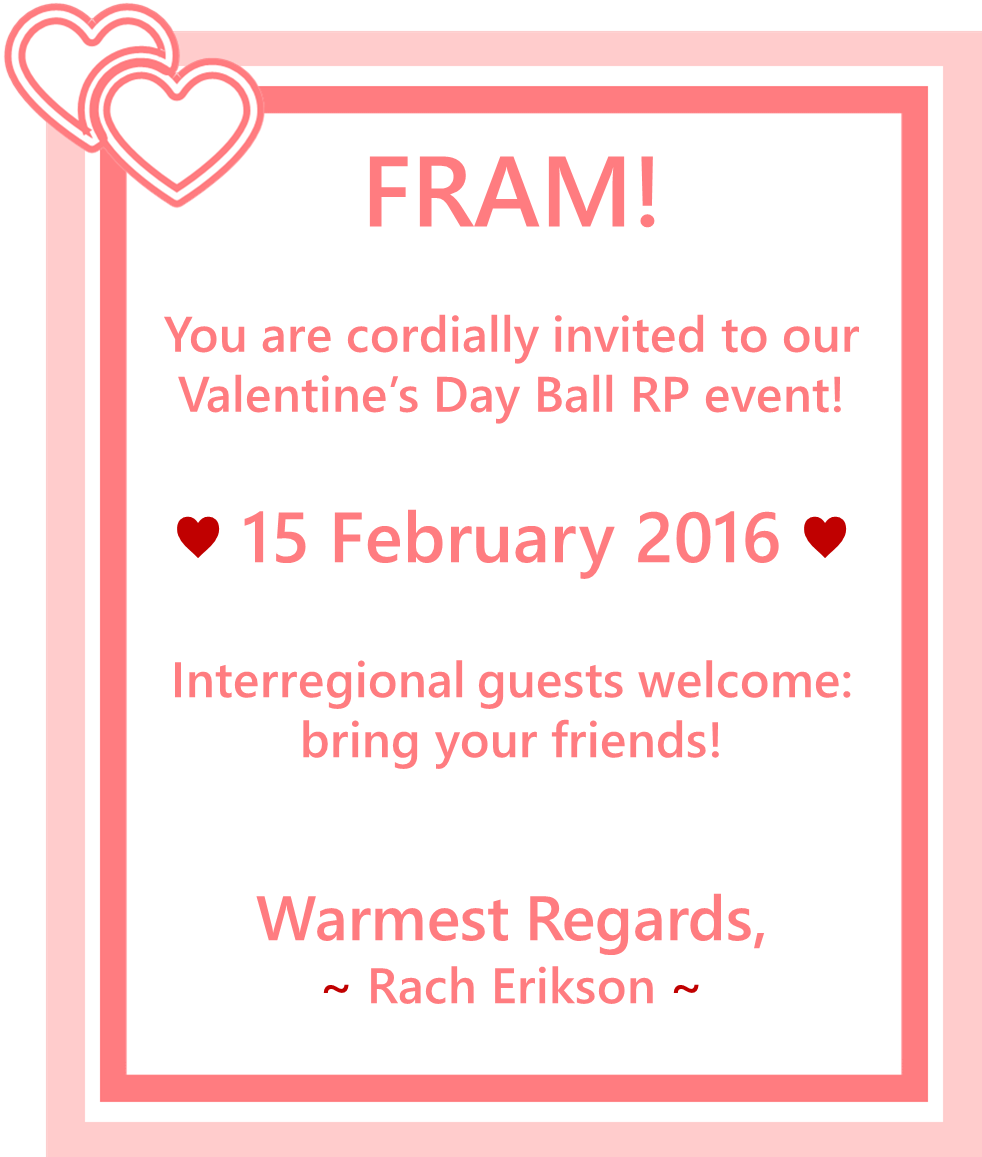 Balder Valentine's Day Ball Invite