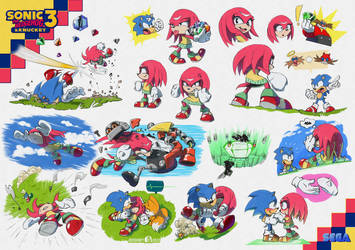 Sonic the Hedgehog 3 and Knuckey
