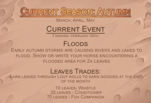 -Floods- Rouveri Autumn Event