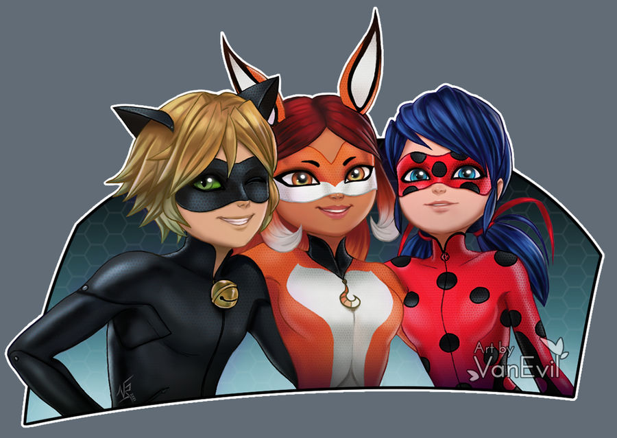 Miraculous Trio By VanEvil On DeviantArt miraculous-trio-by-vanevil-on-deviantart