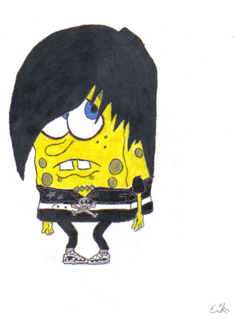 Emo Spongebob By Esbdrawingz On DeviantArt emo-spongebob-by-esbdrawingz-on-deviantart