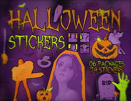 HALLOWEEN STICKER PACKAGE