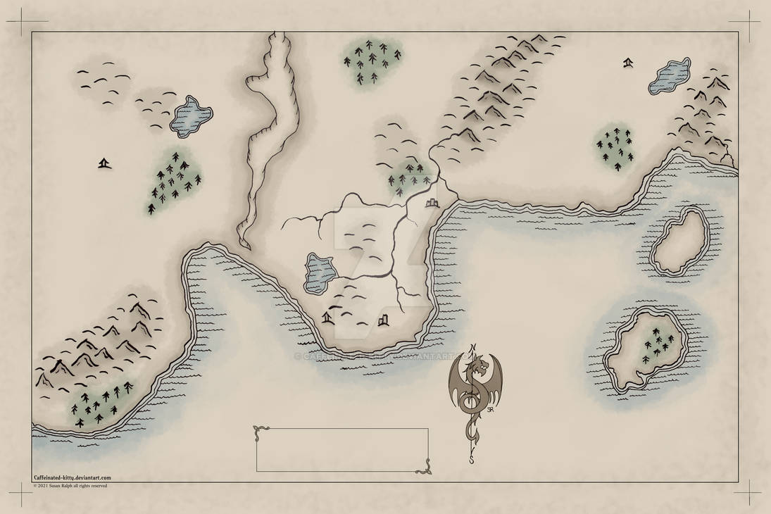 Region Map Design 4 color version by Caffeinated-Kitty on DeviantArt